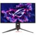 propose moi une description longue incluant les caractéristiques techniques de ce produit dans un premier temps et une description courte dans un deuxieme temps en mettant les mots importants en gras: Asus - ASUS ROG Swift OLED écran plat de PC 67,3 cm (26.5") 3840 x 2160 pixels 4K Ultra HD QD-OLED Noir (PG27UCDM)