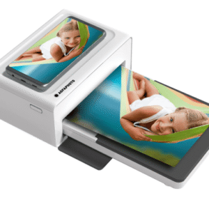 Agfa Photo - AGFAPHOTO Realipix Moments AMO46 - Imprimante Photo Smartphone 10x15 cm, Bluetooth pour Apple/Android, Sublimation Thermique 4Pass, Filtres et Impression ID - Blanc