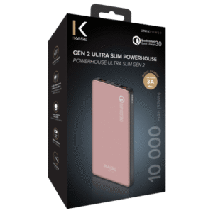 The Kase - Batterie externe PowerHouse ultra slim GEN 2.0 10 000mAh (37Wh), Or rose