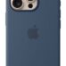 Apple - Apple Coque en silicone avec MagSafe pour iPhone 16 Pro - Denim Apple iPhone 16 Pro