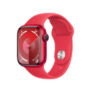 Apple - Watch Series 9 GPS + Cellulaire, boitier en aluminium de 41 mm avec boucle en caoutchouc