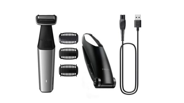 Philips - Tondeuse pour homme Philips BG5021/15 - Corps complet, rechargeable, avec accessoire pour le dos